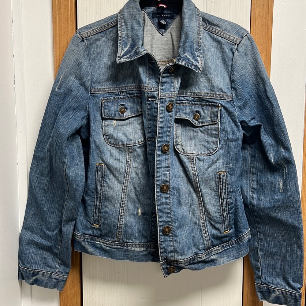 Tommy Hilfiger denim jacket size large
